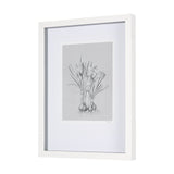 Botanical sketches V (Grey) by Mercana Studio Hand Embellished Framed Art Print Matted under Glass from Mercana - Luna Furniture