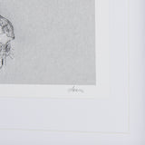 Botanical sketches I (Grey) by Mercana Studio Hand Embellished Framed Art Print Matted under Glass from Mercana - Luna Furniture