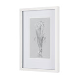 Botanical sketches II (Grey) by Mercana Studio Hand Embellished Framed Art Print Matted under Glass from Mercana - Luna Furniture
