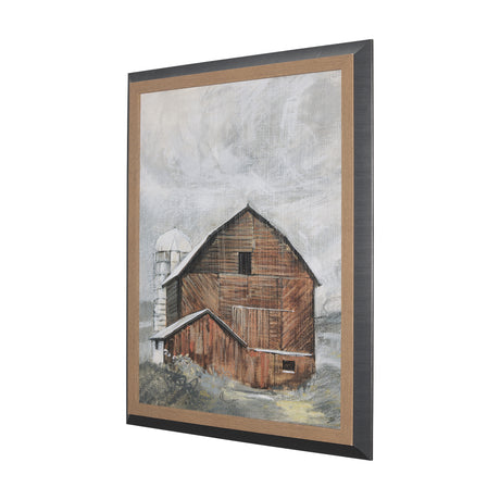 Old Barn I by Mercana Studio a Hand Embellished Textured Framed Art Print from Mercana - Luna Furniture