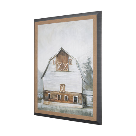 Old Barn II by Mercana Studio a Hand Embellished Textured Framed Art Print from Mercana - Luna Furniture