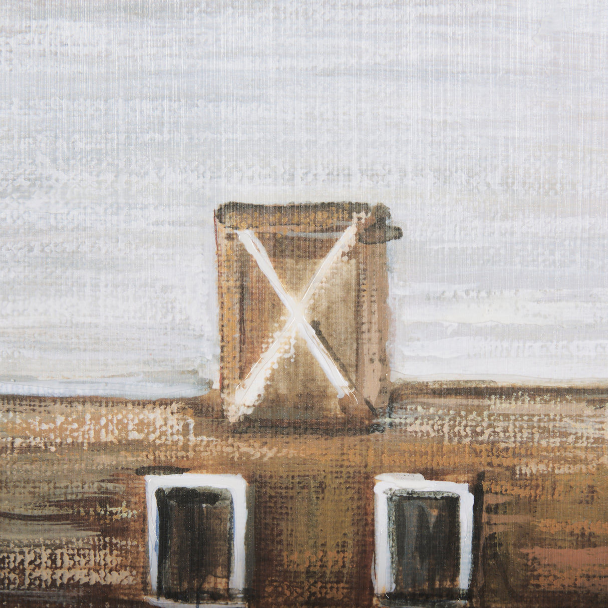 Old Barn II by Mercana Studio a Hand Embellished Textured Framed Art Print from Mercana - Luna Furniture