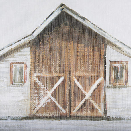 Old Barn II by Mercana Studio a Hand Embellished Textured Framed Art Print from Mercana - Luna Furniture