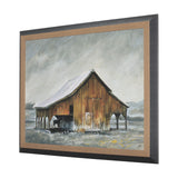 Old Barn III by Mercana Studio a Hand Embellished Textured Framed Art Print from Mercana - Luna Furniture
