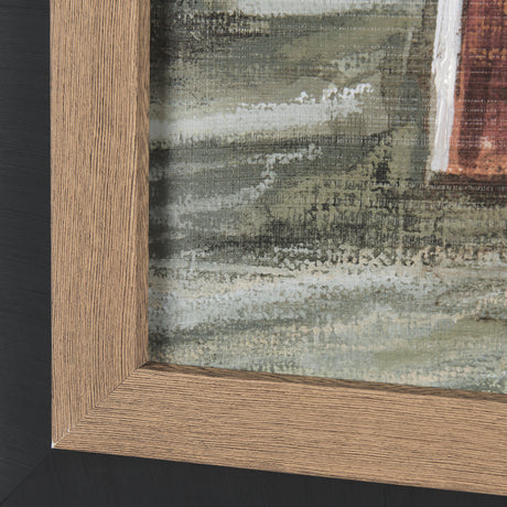 Old Barn IV by Mercana Studio a Hand Embellished Textured Framed Art Print from Mercana - Luna Furniture