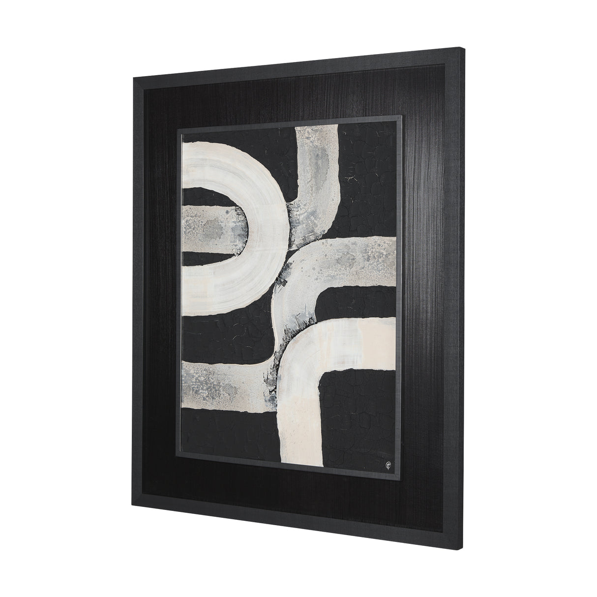 Pipes III by Studio M a handmade Original Framed Artwork under Glass from Mercana - Luna Furniture