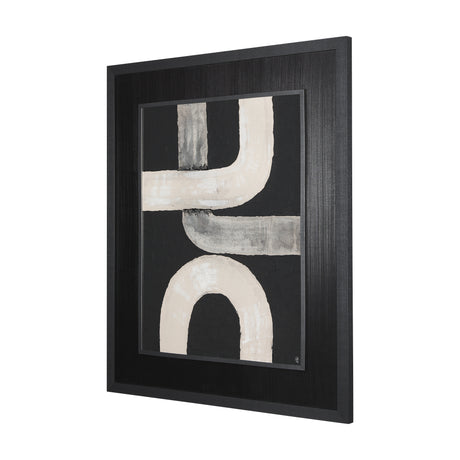 Pipes IV by Studio M a handmade Original Framed Artwork under Glass from Mercana - Luna Furniture