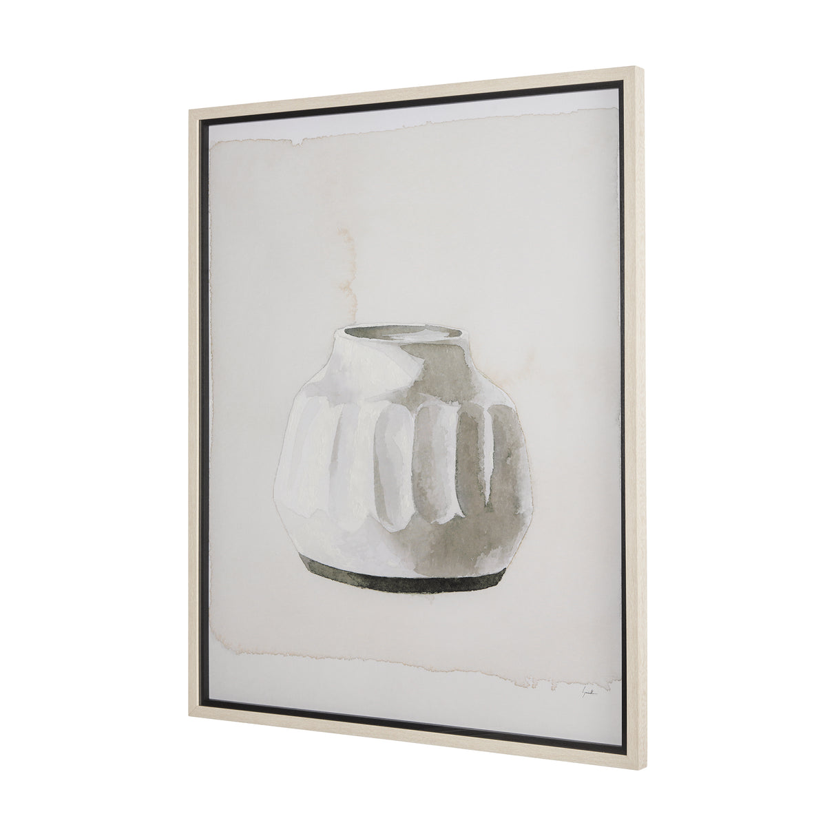Vessel I by Mercana Studio a Hand Embellished Textured Framed Art Print Matted under Glass from Mercana - Luna Furniture