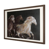 Running Wild - Speed by Mercana Studio Hand Embellished Textured Framed Art Print Matted under Glass from Mercana - Luna Furniture