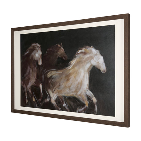 Running Wild - Speed by Mercana Studio Hand Embellished Textured Framed Art Print Matted under Glass from Mercana - Luna Furniture