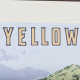 National Park - Yellowstone by Mercana Studio a Framed Art Print Matted under Glass from Mercana - Luna Furniture