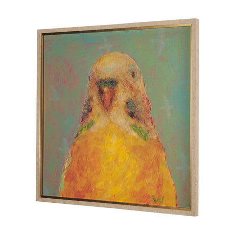 Pop Birds - Flit by Mercana Studio a Hand Embellished Textured Framed Art Print Matted under Glass from Mercana - Luna Furniture