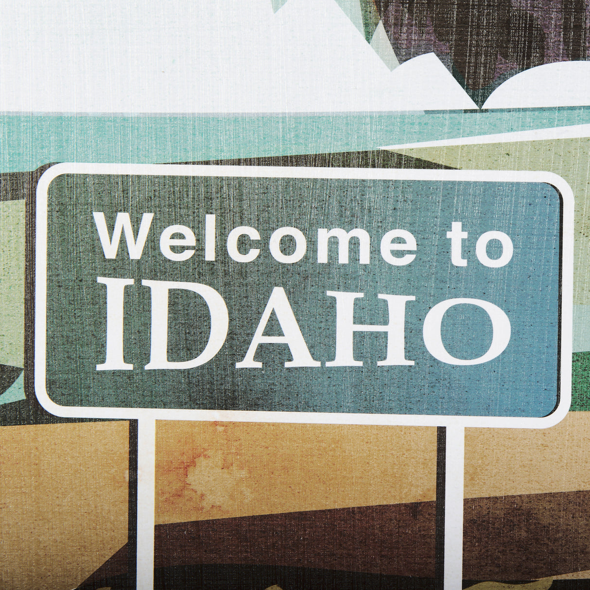Idaho Go USA (L) by Mercana Studio a Hand Embellished Decograph Framed Art Print from Mercana - Luna Furniture