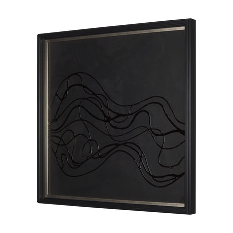 Bee Dance I by Studio M a handmade Original Framed 3D Textured Artwork from Mercana - Luna Furniture