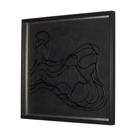 Bee Dance II by Studio M a handmade Original Framed 3D Textured Artwork from Mercana - Luna Furniture