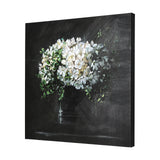 Still life flowers I by Mercana Studio a Hand Embellished Textured Canvas from Mercana - Luna Furniture