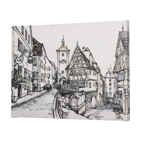 Travel memories I by Mercana Studio a Hand Embellished Textured Canvas from Mercana - Luna Furniture