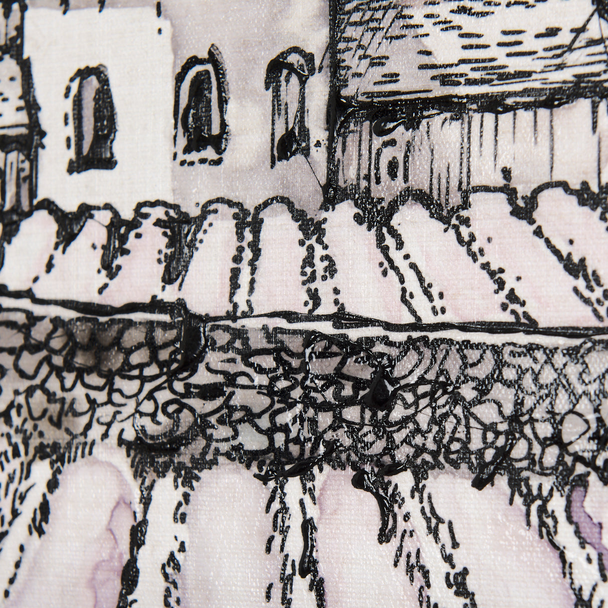 Travel memories II by Mercana Studio a Hand Embellished Textured Canvas from Mercana - Luna Furniture