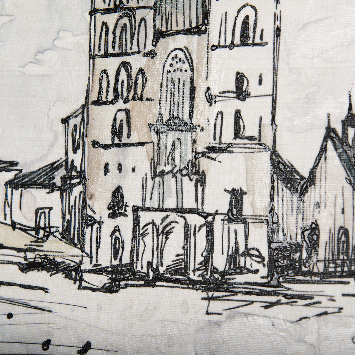 Travel memories IV by Mercana Studio a Hand Embellished Textured Canvas from Mercana - Luna Furniture