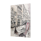 Travel Memories V by Mercana Studio a Hand Embellished Textured Canvas from Mercana - Luna Furniture