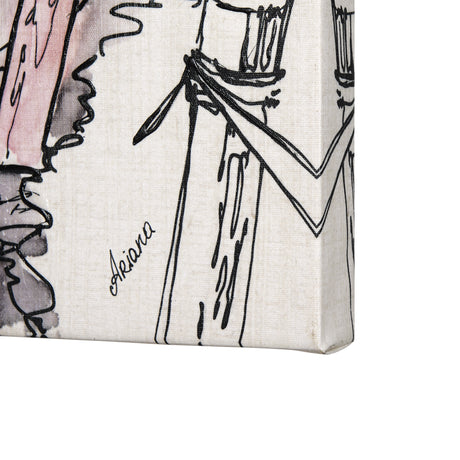 Travel Memories V by Mercana Studio a Hand Embellished Textured Canvas from Mercana - Luna Furniture