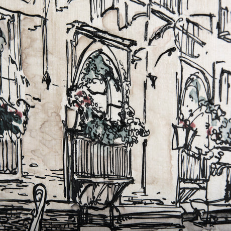 Travel memories V by Mercana Studio a Hand Embellished Textured Canvas from Mercana - Luna Furniture