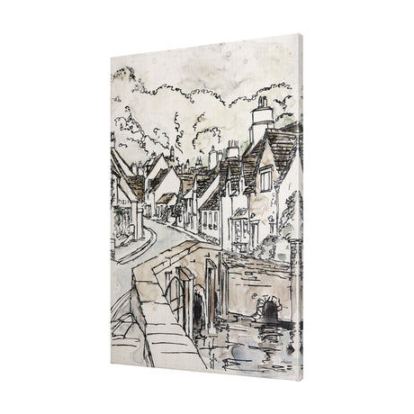 Travel Memories VI by Mercana Studio a Hand Embellished Textured Canvas from Mercana - Luna Furniture