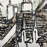 Travel memories VI by Mercana Studio a Hand Embellished Textured Canvas from Mercana - Luna Furniture