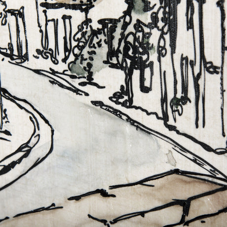 Travel memories VI by Mercana Studio a Hand Embellished Textured Canvas from Mercana - Luna Furniture