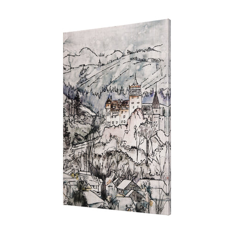 Travel Memories VII by Mercana Studio a Hand Embellished Textured Canvas from Mercana - Luna Furniture