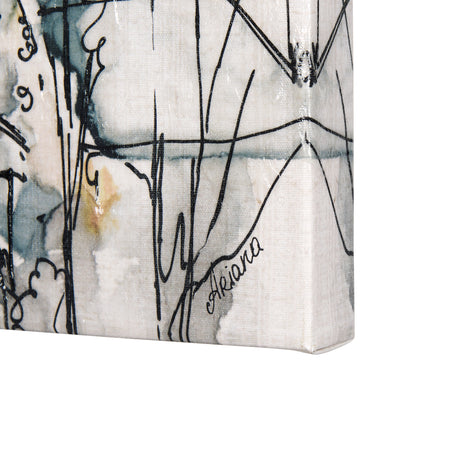 Travel Memories VII by Mercana Studio a Hand Embellished Textured Canvas from Mercana - Luna Furniture