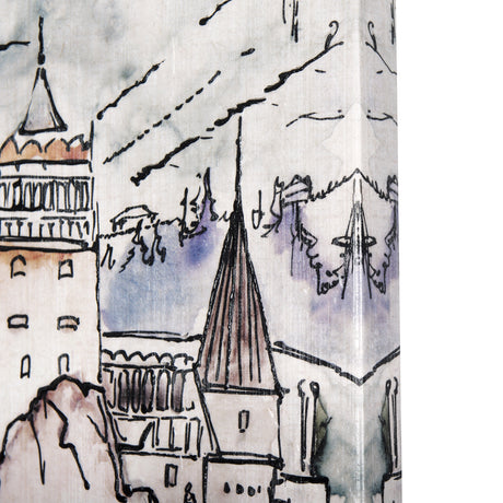Travel memories VII by Mercana Studio a Hand Embellished Textured Canvas from Mercana - Luna Furniture