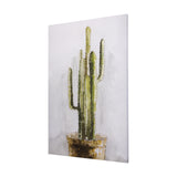 cactus II by Mercana Studio a Hand Embellished Textured Canvas from Mercana - Luna Furniture