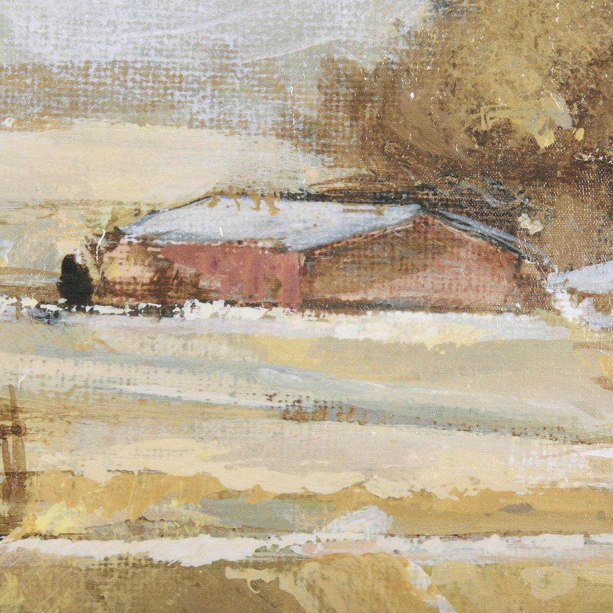 Farmland view II by Mercana Studio a Hand Embellished Textured Framed Canvas from Mercana - Luna Furniture
