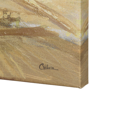 Farmland view II by Mercana Studio a Hand Embellished Textured Canvas from Mercana - Luna Furniture