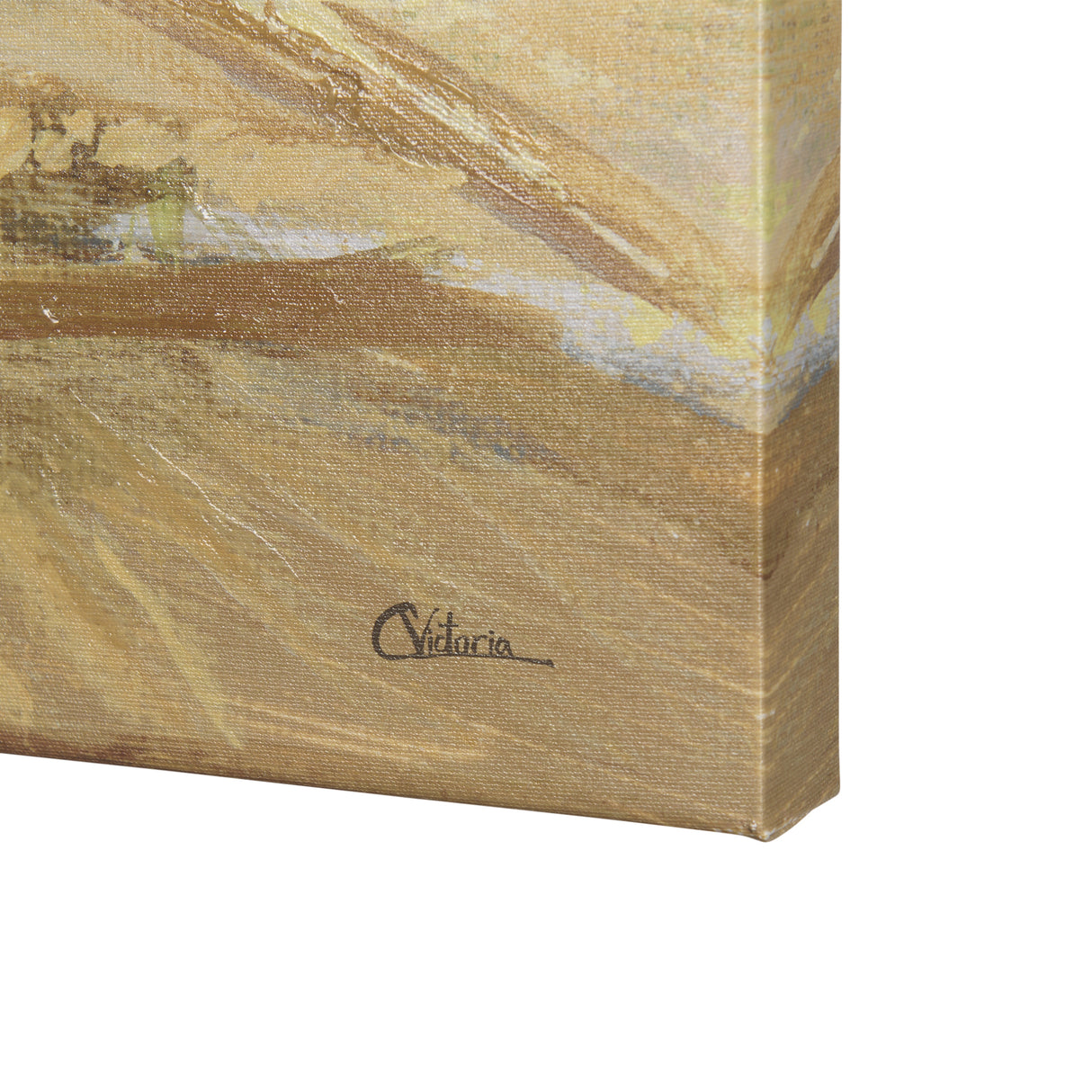 Farmland view II by Mercana Studio a Hand Embellished Textured Canvas from Mercana - Luna Furniture