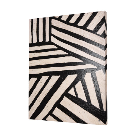 Clay Pattern I by Mercana Studio a Hand Embellished Textured Canvas from Mercana - Luna Furniture