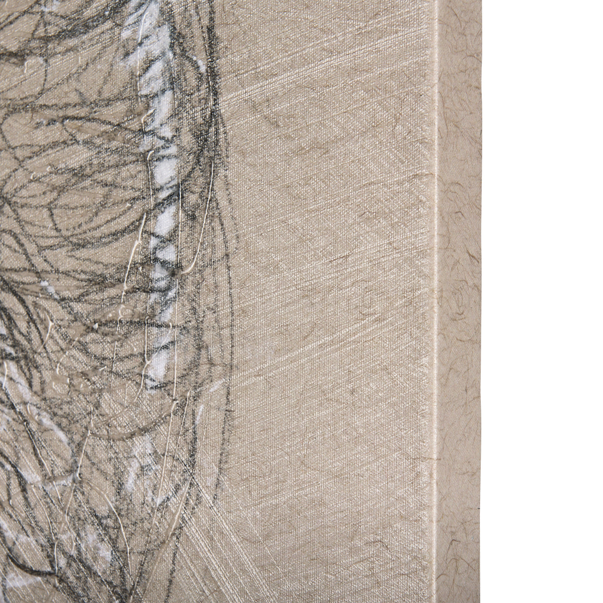 Sketch of animal I (Wild sheep) by Mercana Studio a Hand Embellished Textured Canvas from Mercana - Luna Furniture