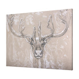 Sketch of animal II (Caribou) by Mercana Studio a Hand Embellished Textured Canvas from Mercana - Luna Furniture