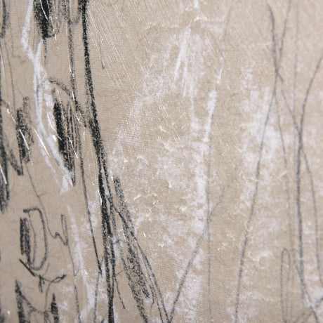 Sketch of animal IV (Giraffe) by Mercana Studio a Hand Embellished Textured Canvas from Mercana - Luna Furniture