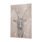 Sketch of animal V (Goat) by Mercana Studio a Hand Embellished Textured Canvas from Mercana - Luna Furniture
