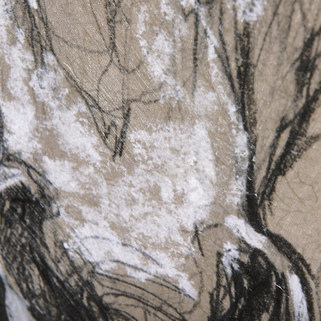 Sketch of animal VI (Pony) by Mercana Studio a Hand Embellished Textured Canvas from Mercana - Luna Furniture