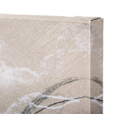 Sketch of animal VIII (Highland bull) by Mercana Studio a Hand Embellished Textured Canvas from Mercana - Luna Furniture