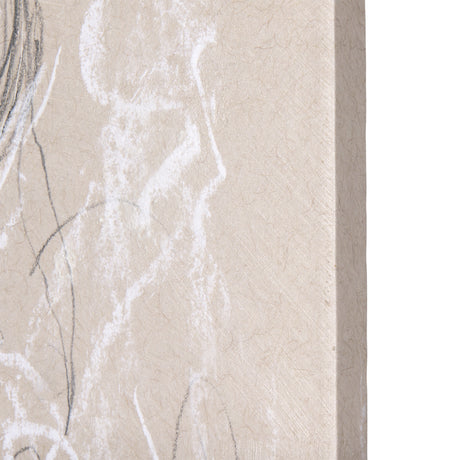 Sketch of animal IX (Bison) by Mercana Studio a Hand Embellished Textured Canvas from Mercana - Luna Furniture