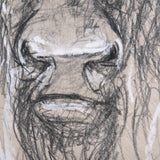 Sketch of animal IX (Bison) by Mercana Studio a Hand Embellished Textured Canvas from Mercana - Luna Furniture