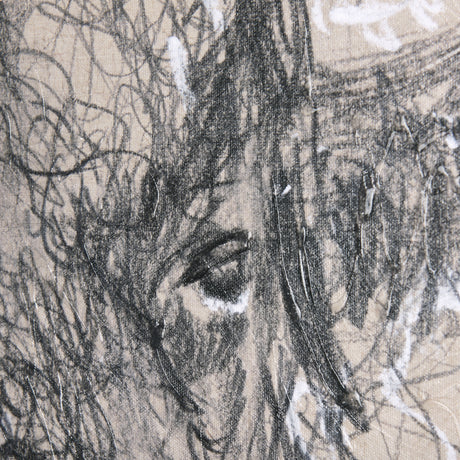 Sketch of animal IX (Bison) by Mercana Studio a Hand Embellished Textured Canvas from Mercana - Luna Furniture