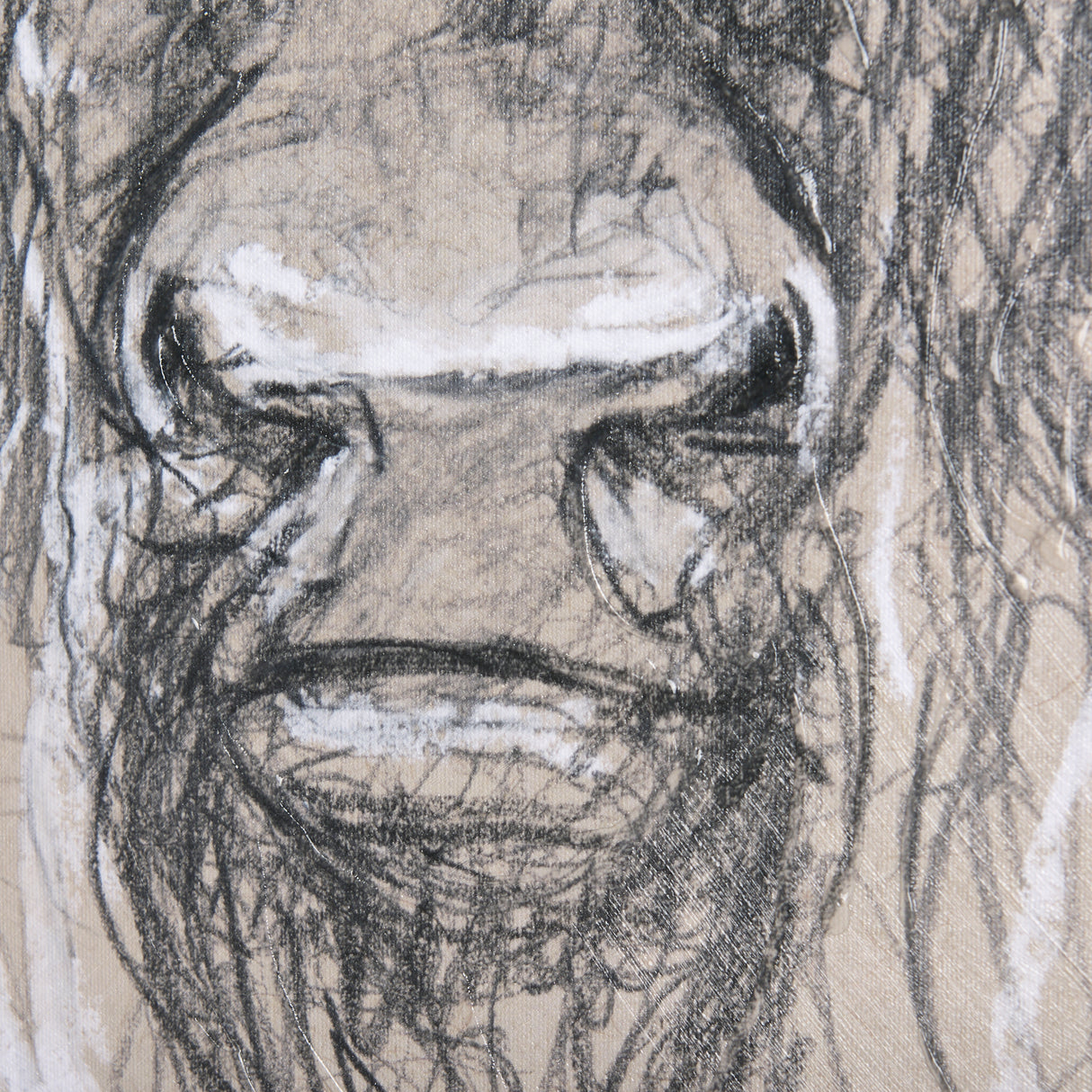 Sketch of animal IX (Bison) by Mercana Studio a Hand Embellished Textured Canvas from Mercana - Luna Furniture