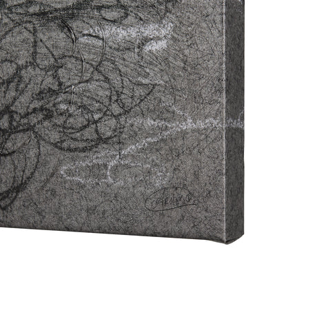 Farm view sketch I by Mercana Studio a Hand Embellished Textured Canvas from Mercana - Luna Furniture