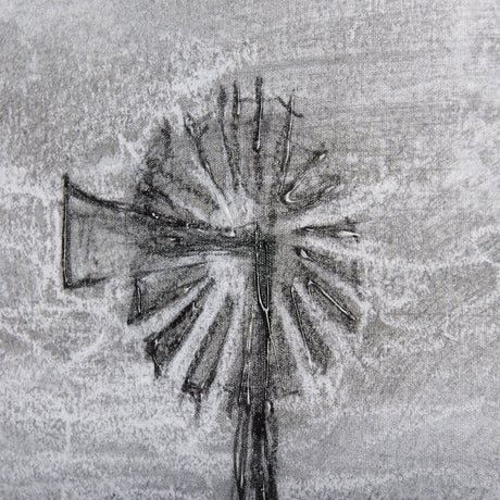 Farm view sketch I by Mercana Studio a Hand Embellished Textured Canvas from Mercana - Luna Furniture