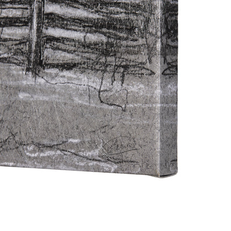 Farm view sketch II by Mercana Studio a Hand Embellished Textured Canvas from Mercana - Luna Furniture